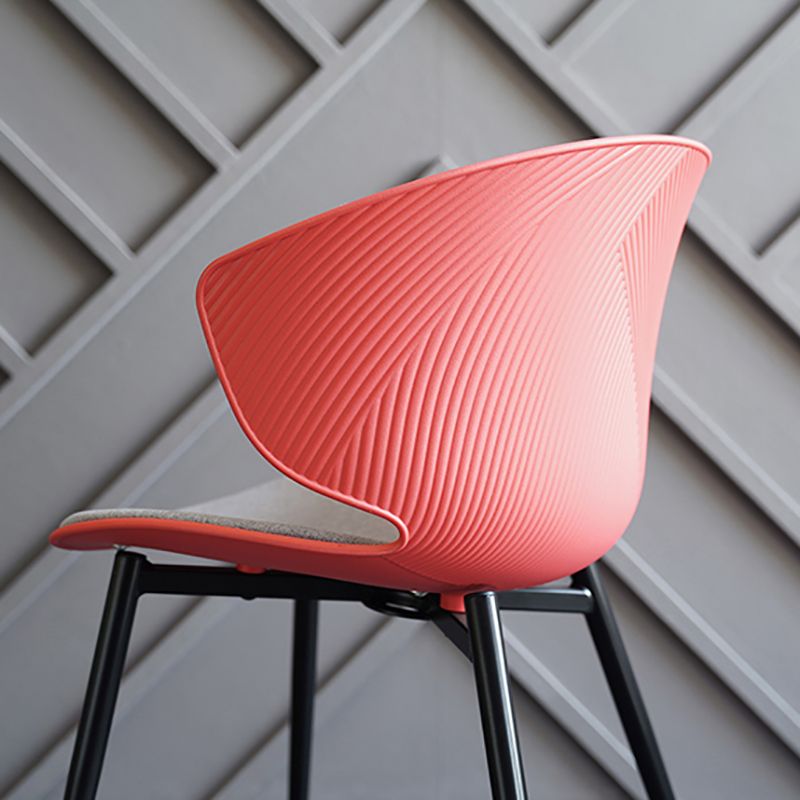 Contemporary Style Dining Chairs Armless Metal Side Wingback Chair for Kitchen Clearhalo ' kitchen&dining_furn' 'Dining Chairs' 'Dining Tables & Seating' 'dining_chair' 'furn' 'furn_dining_chair' 'Furniture' 'furniture_dining_chair' 'Kitchen & Dining Furniture' 'kitchen' 1200x1200_e2cbabd0-47a7-4955-be1c-66dd83e67d96