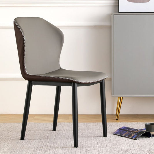Contemporary Side Metal Frame Chair 17" Wide Parsons Dining Chair for Home Clearhalo ' kitchen&dining_furn' 'Dining Chairs' 'Dining Tables & Seating' 'dining_chair' 'furn' 'furn_dining_chair' 'Furniture' 'furniture_dining_chair' 'Kitchen & Dining Furniture' 'kitchen' 1200x1200_e2cc46a3-d740-4703-8746-614723e381f9
