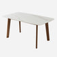 Solid Wood Mid-Century Modern Table Rectangle White Sintered Stone Top Table Clearhalo ' dining_table' 'Dining Tables & Seating' 'Dining Tables' 'furn' 'furn_dining_table' 'Furniture' 'furniture_dining_table' 'Kitchen & Dining Furniture' 'kitchen&dining_furn' 'kitchen' 'kitchen_dining_table' 1200x1200_e2cc8628-013c-4b27-8abe-1352c995351a
