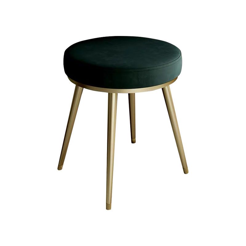 Velvet Upholstered Ottoman Velvet Colored Flower Shape Metal Frame Ottoman Clearhalo 'furn' 'furn_ottomans_poufs' 'Furniture' 'Living Room Furniture' 'Ottomans & Poufs' 'ottomans_poufs' 1200x1200_e2cc89c1-eaf0-4669-8f74-5c91fefea9cf