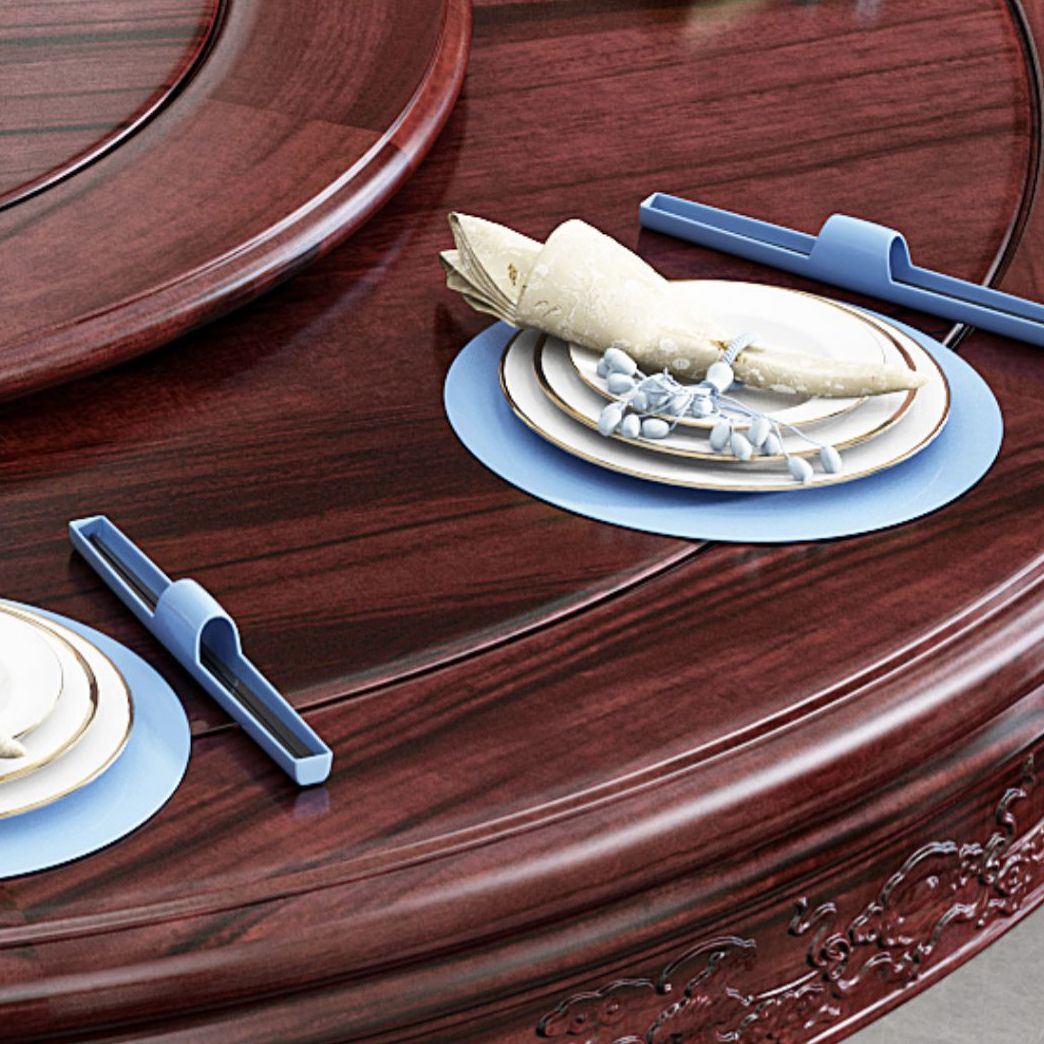 Solid Wood Dining Table Pedestal Round Dinner Table for Dining Room Clearhalo 'Dining Tables & Seating' 'Dining Tables' 'dining_table' 'furn' 'furn_dining_table' 'Furniture' 'Kitchen & Dining Furniture' 1200x1200_e2cdcb4e-5357-4c65-8b06-25a7c23f1e14