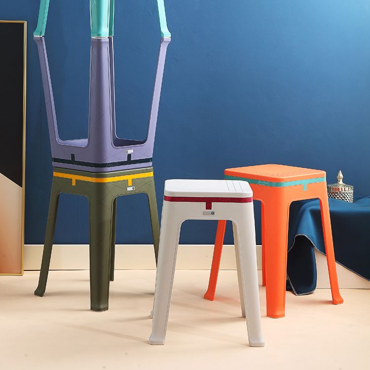 Sedia da pranzo senza schienale glam-outdoor.