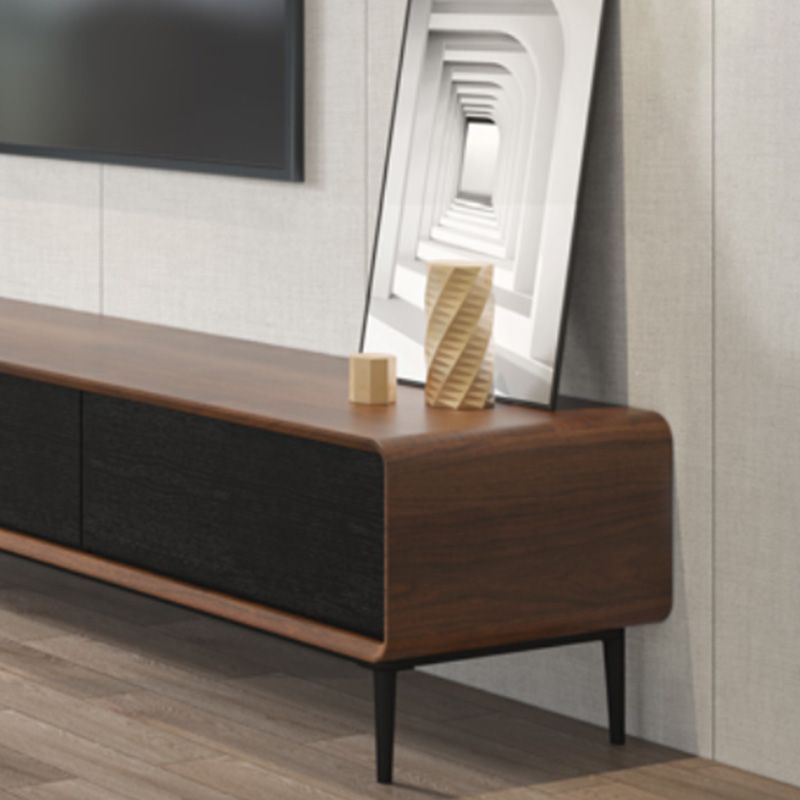 Wooden Media Console Scandinavian TV Media Console with Drawers Clearhalo 'furn' 'furn_tv_stands_entertainment_centers' 'Furniture' 'Living Room Furniture' 'TV Stands & Entertainment Centers' 'TV Stands & Media Storage Furniture' 'tv_stands_entertainment_centers' 1200x1200_e2d34759-f407-4745-90c6-394d370e890b