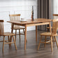 Contemporary Rectangle Dining Table Oak Solid Wood Table with 4 Legs for Dining Room Clearhalo ' dining_table' 'Dining Tables & Seating' 'Dining Tables' 'furn' 'furn_dining_table' 'Furniture' 'furniture_dining_table' 'Kitchen & Dining Furniture' 'kitchen&dining_furn' 'kitchen' 'kitchen_dining_table' 1200x1200_e2d392bd-6214-4430-99af-acc0b7529b28
