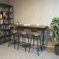 Industrial Bar Dining Table Cafe and Breakroom Bar Stool Table Clearhalo 'Bar Furniture' 'Bar Tables' 'bar_tables' 'furn' 'furn_bar_tables' 'Furniture' 'Kitchen & Dining Furniture' 1200x1200_e2d3f7aa-6825-4860-a2ce-64d2544b47fe