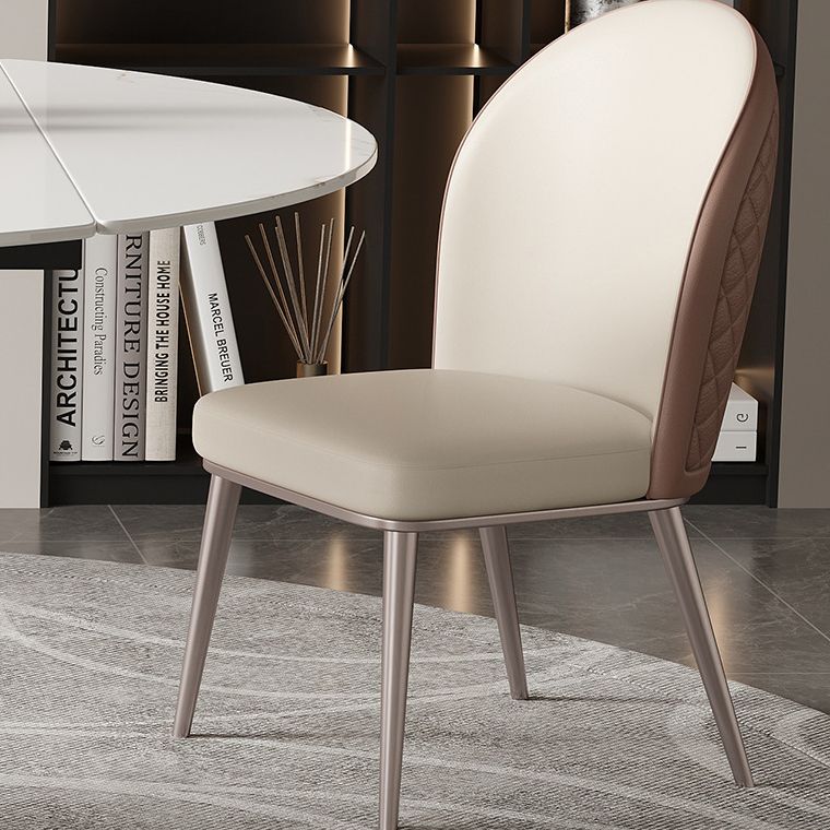 Modern Sintered Stone White Dining Room Set Space-Saving Design Dining Table Furniture Clearhalo 'Dining Room Sets' 'Dining Tables & Seating' 'dining_room_set' 'furn' 'furn_dining_room_set' 'Furniture' 'furniture_dining_room_set' 'Kitchen & Dining Furniture' 'kitchen&dining_furn' 'kitchen' 1200x1200_e2d4053c-6e8a-49d5-a9d0-0bb040e43200