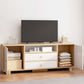 Wooden TV Media Console Scandinavian TV Stand Console for Living Room Clearhalo 'furn' 'furn_tv_stands_entertainment_centers' 'Furniture' 'Living Room Furniture' 'TV Stands & Entertainment Centers' 'TV Stands & Media Storage Furniture' 'tv_stands_entertainment_centers' 1200x1200_e2d600ec-602f-4314-adde-3ef1a832da61