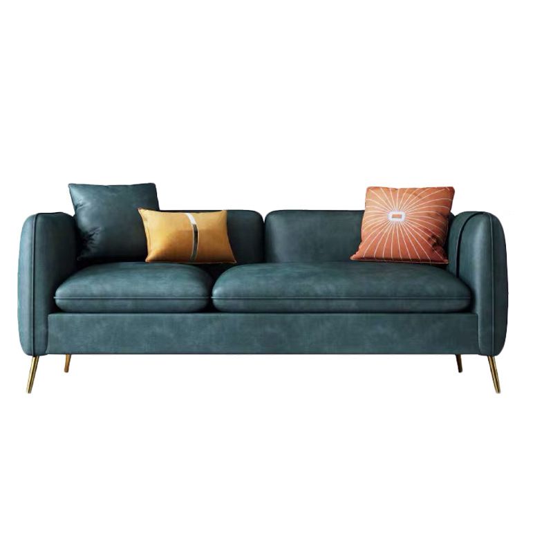 Modern Standard Faux Leather Sofa 3 Seater Square Arm Sofa for Living Room Clearhalo 'Furniture' 'furniture_sofas' 'kitchen' 'kitchen_sofas' 'Living Room Furniture' 'Sofa' 'sofas' 1200x1200_e2d60185-02f0-43a5-8be8-74287efa4fdf