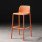 Stackable Low Back Modern Barstool Matte Finish Plastic Home Stool Clearhalo 'Bar Furniture' 'Bar Stools' 'bar_stools' 'Furniture' 'furniture_bar_stools' 'Kitchen & Dining Furniture' 1200x1200_e2d7406b-bf08-4a00-b899-26cd456c1e89