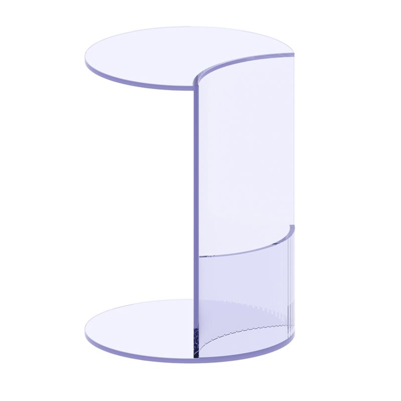 Tavolo da angolo acrilico moderno C End Table per soggiorno