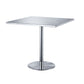Industrial Dining Room Table Stainless Steel Table with Pedestal Table Clearhalo ' dining_table' 'Dining Tables & Seating' 'Dining Tables' 'furn' 'furn_dining_table' 'Furniture' 'furniture_dining_table' 'Kitchen & Dining Furniture' 'kitchen&dining_furn' 'kitchen' 'kitchen_dining_table' 1200x1200_e2d7799d-b54b-4f85-921d-2155ef58c094