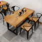 Industrial 1/3/5 Pieces Dining Set Rectangle Wood Dining Table for Dining Room Cafe
