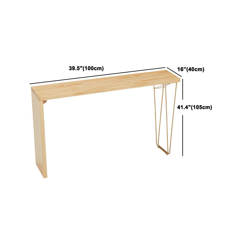 Rectangle Solid Wood Counter Set 1/2/3 Pieces Glam Counter Height Set in Natural Clearhalo 'Bar Furniture' 'furn' 'furn_home_bar_bar_sets' 'Furniture' 'Home Bars & Bar Sets' 'home_bar_bar_sets' 'Kitchen & Dining Furniture' 1200x1200_e2dbb128-80a7-4e50-8a6d-ff91dd654b76