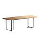 Industrial Wood Dining Set 1/2/5 Pieces Black Base Dining Furniture Clearhalo 'Dining Room Sets' 'Dining Tables & Seating' 'dining_room_set' 'furn' 'furn_dining_room_set' 'Furniture' 'Kitchen & Dining Furniture' 1200x1200_e2df034a-7431-4ff9-ba2c-97223a4baca8