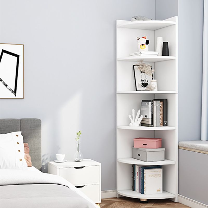Moderno shelf -shelf -shelf -shelfcase libreria in legno ingegnerizzato con armadi