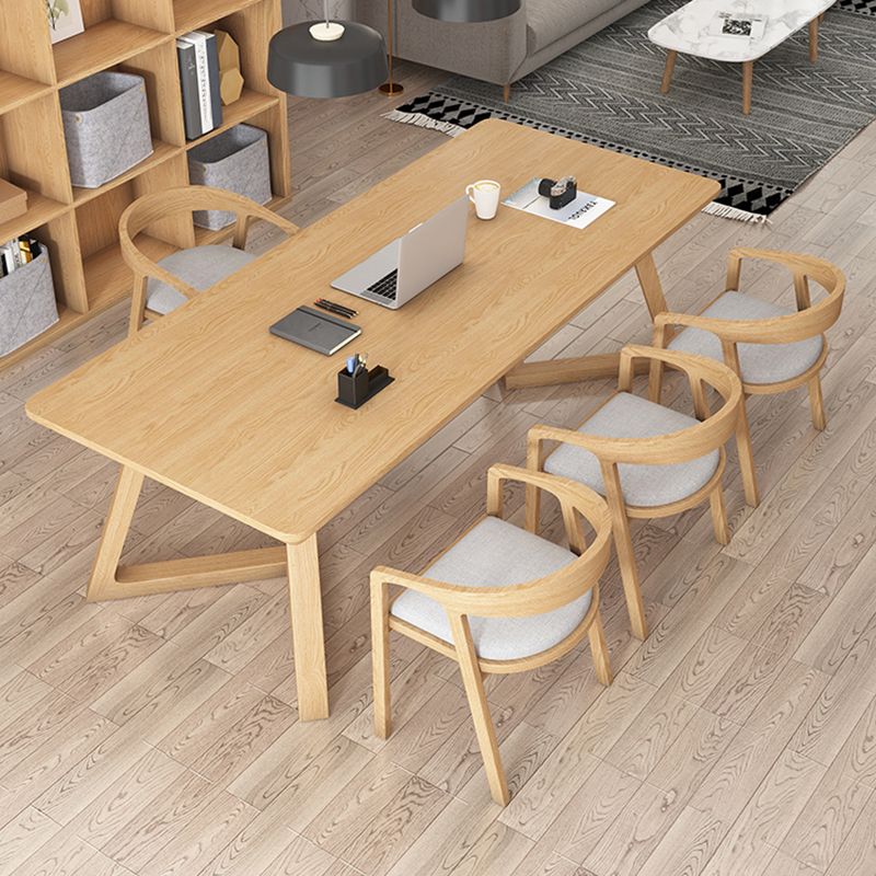 MODERNA 29.53 "Desca di ufficio alta in legno massiccio scrittura naturale