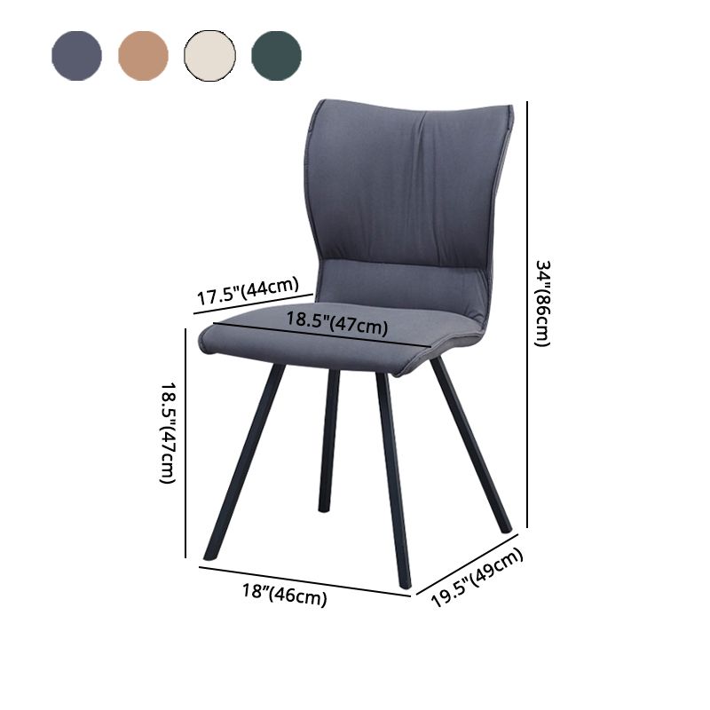 Modern Upholstered Side Chair Matte Finish Parsons Chair for Dining Room Clearhalo ' kitchen&dining_furn' 'Dining Chairs' 'Dining Tables & Seating' 'dining_chair' 'furn' 'furn_dining_chair' 'Furniture' 'furniture_dining_chair' 'Kitchen & Dining Furniture' 'kitchen' 1200x1200_e2e0e418-a81f-42b4-9d6d-90347dcc3b41