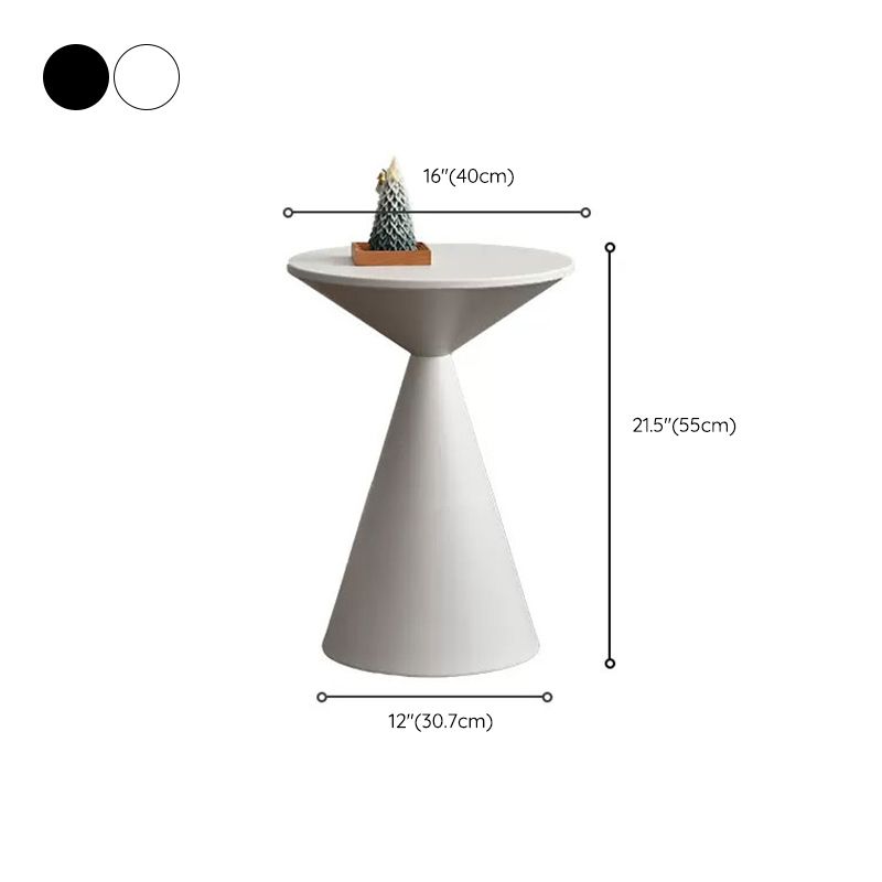 Contemporary Corner Table Round Pedestal Solid Wood Accent Side Table Clearhalo 'Coffee & Accent Tables' 'End & Side Tables' 'end_side_tables' 'furn' 'furn_end_side_tables' 'Furniture' 'Living Room Furniture' 1200x1200_e2e1ce2a-5e4b-429b-aea0-bff34ed07eba