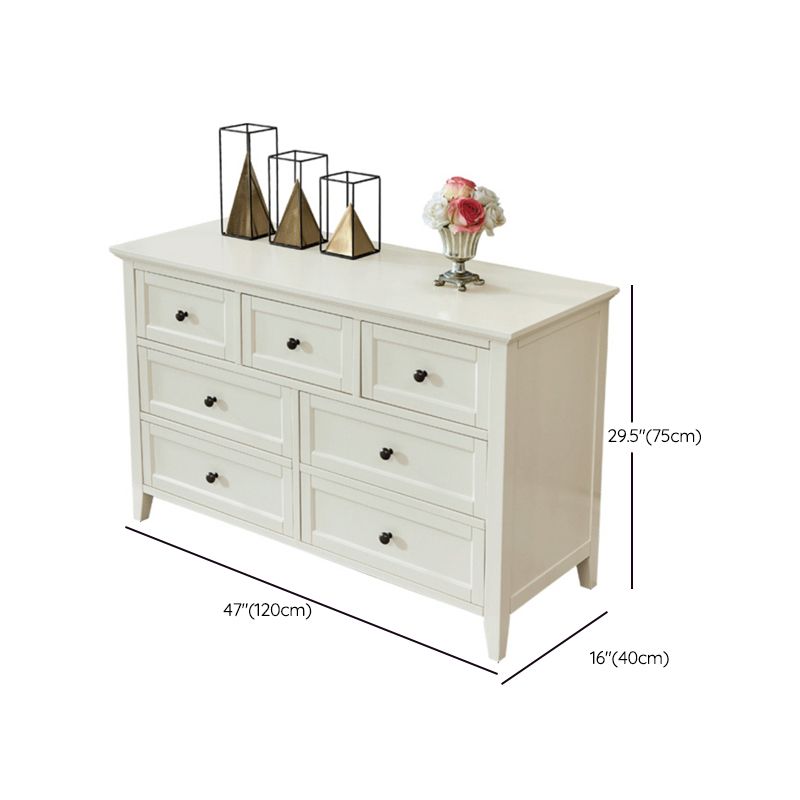 Knobs Standard Accent Chest Cherry Storage Cabinet with 5/6/7 Drawers Clearhalo 'Cabinets & Chests' 'cabinets_chests' 'furn' 'furn_cabinets_chests' 'Furniture' 'Living Room Furniture' 1200x1200_e2e40613-1952-4fd4-8148-e21b69201499