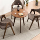 Contemporary Style Round Tripod Dining Site Table Solid Wood Dinette Table Clearhalo ' dining_table' 'Dining Tables & Seating' 'Dining Tables' 'furn' 'furn_dining_table' 'Furniture' 'furniture_dining_table' 'Kitchen & Dining Furniture' 'kitchen&dining_furn' 'kitchen' 'kitchen_dining_table' 1200x1200_e2e60068-9faa-4078-a106-bfac3e9f8221