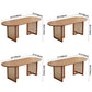 Pinewood Solid Wood Brown Tone Dining Table Simplicity Fixed Table for Dining Room Clearhalo ' dining_table' 'Dining Tables & Seating' 'Dining Tables' 'furn' 'furn_dining_table' 'Furniture' 'furniture_dining_table' 'Kitchen & Dining Furniture' 'kitchen&dining_furn' 'kitchen' 'kitchen_dining_table' 1200x1200_e2e626f4-d084-4388-ba5c-4336c6f6b820