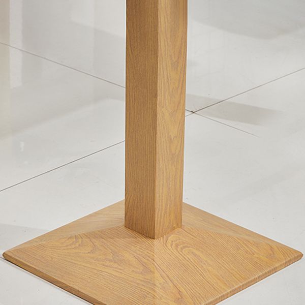 Wooden Dining Room Table for 2 Person with Metal Pedestal Base Clearhalo 'Dining Tables & Seating' 'Dining Tables' 'dining_table' 'furn' 'furn_dining_table' 'Furniture' 'Kitchen & Dining Furniture' 1200x1200_e2e78183-ba1f-4d09-ba1b-2afbbe16b422