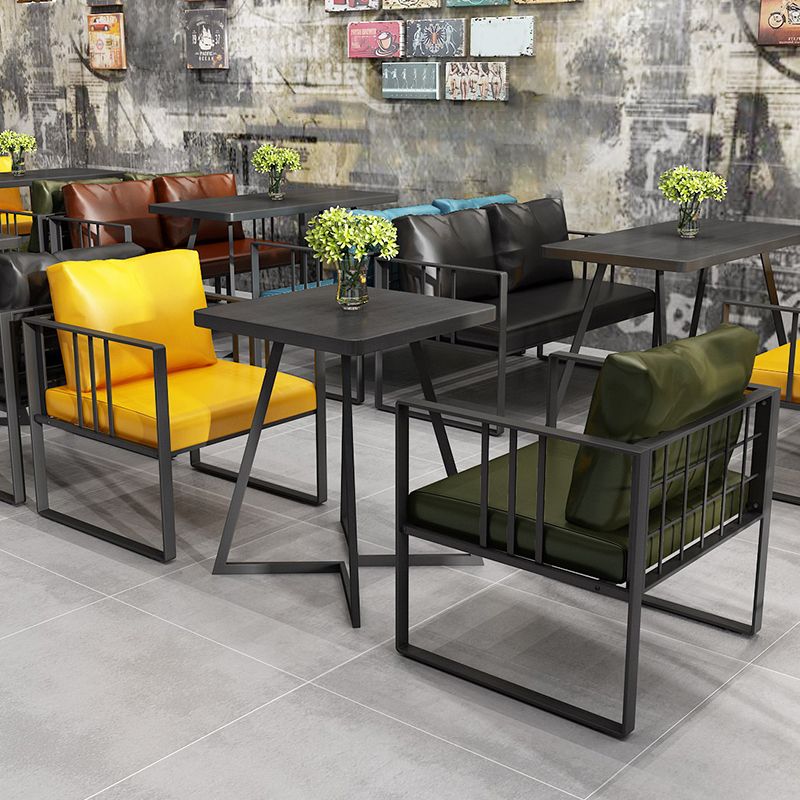 Industrial Dining Room Table Solid Wood Table with Double Metal Pedestal Clearhalo ' dining_table' 'Dining Tables & Seating' 'Dining Tables' 'furn' 'furn_dining_table' 'Furniture' 'furniture_dining_table' 'Kitchen & Dining Furniture' 'kitchen&dining_furn' 'kitchen' 'kitchen_dining_table' 1200x1200_e2e85dad-f1aa-4918-9d51-65723afce1f2