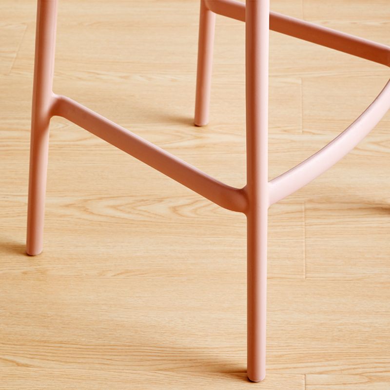 Scandinavian Style PP Bar-stool Square Seat Counter Stool for Kitchen Bar Clearhalo 'Bar Furniture' 'Bar Stools' 'bar_stools' 'furn' 'furn_bar_stools' 'furniture_bar_stools' 'Kitchen & Dining Furniture' 'kitchen&dining_furn' 'kitchen' 'kitchen_furn' Furniture' 1200x1200_e2e881a0-84e0-4947-a550-1ef4c9b62e79