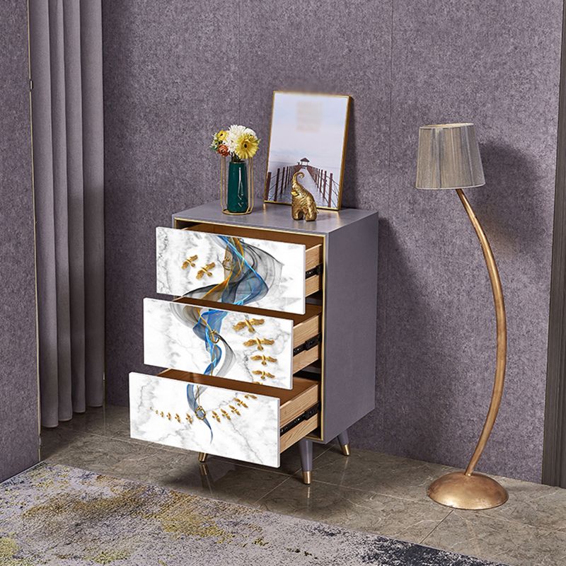 Birch Wood Wohnzimmer Sideboardschrank moderner Buffet -Serverschrank mit Schubladen