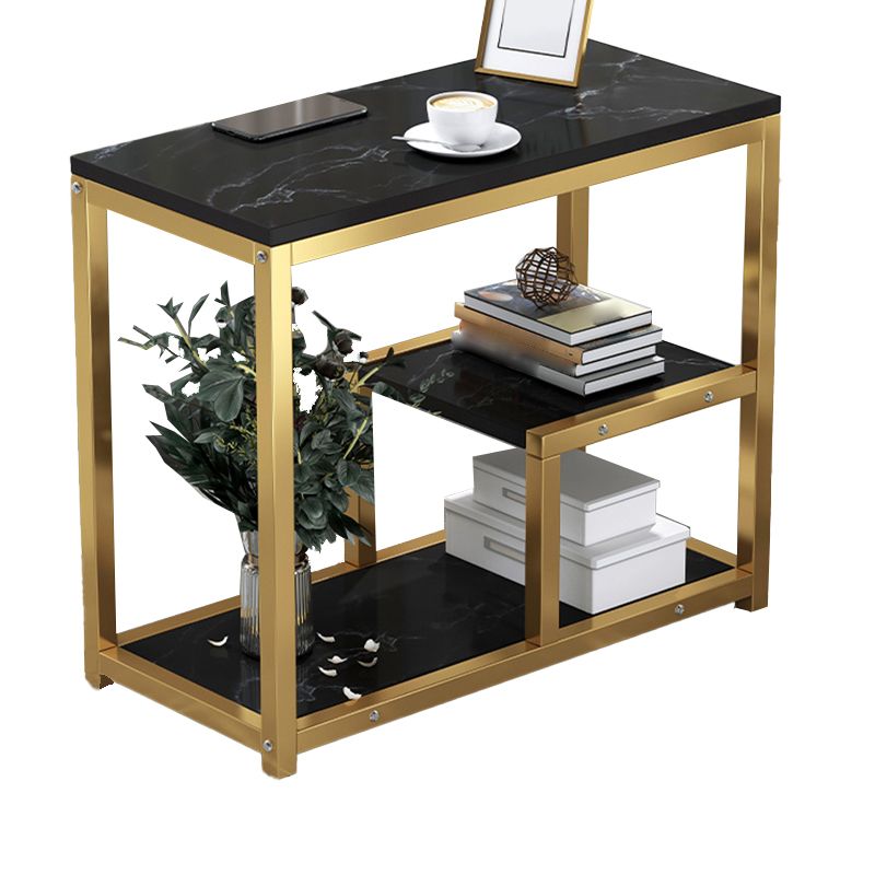 Industrial Rectangular Accent Side Table Metal Side End Snack Table Clearhalo 'Coffee & Accent Tables' 'End & Side Tables' 'end_side_tables' 'furn' 'furn_end_side_tables' 'Furniture' 'Living Room Furniture' 1200x1200_e2eb22b1-f8c4-4dd7-b2bc-c3d0dccf0c16