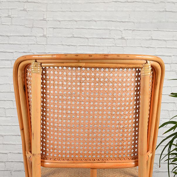 Contemporary Armless Wicker Chair Home Cane Back Dining Chair Clearhalo 'Dining Chairs' 'Dining Tables & Seating' 'dining_chair' 'furn' 'furn_dining_chair' 'Furniture' 'Kitchen & Dining Furniture' 1200x1200_e2ebecfd-2088-4b2f-a72a-61fdee463fcf