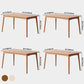 Contemporary Rectangle Dining Table Solid Wood Table with 4 Leg for Home Kitchen Dinner Clearhalo ' dining_table' 'Dining Tables & Seating' 'Dining Tables' 'furn' 'furn_dining_table' 'Furniture' 'furniture_dining_table' 'Kitchen & Dining Furniture' 'kitchen&dining_furn' 'kitchen' 'kitchen_dining_table' 1200x1200_e2ef3fce-539f-4377-b86f-f09aac920443