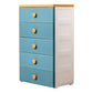 5-drawer Storage Cabinet with Legs Modern Non-Hanging Armoire