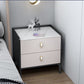 20 "H Stone Top Night Tisch moderne 2-DRAWER-Aufbewahrungsbeine inklusive Betten Nachttisch