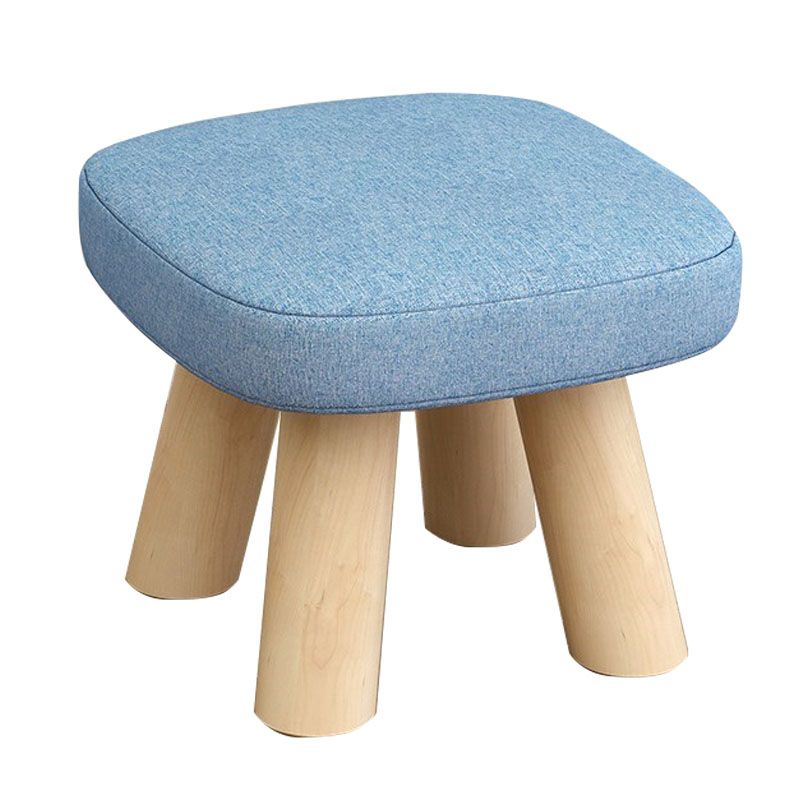 Modern Ottoman Cotton Detachable Seat Cover Solid Color Square Ottoman Clearhalo 'furn' 'furn_ottomans_poufs' 'Furniture' 'Living Room Furniture' 'Ottomans & Poufs' 'ottomans_poufs' 1200x1200_e2f52b4a-50b7-4577-9c91-00b624a1b691