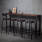 Industrial Style Bar Set 1/5 Pieces Solid Wood Rectangle Pub Dining Set for Indoor Clearhalo 'Bar Furniture' 'furn' 'furn_home_bar_bar_sets' 'Furniture' 'Home Bars & Bar Sets' 'home_bar_bar_sets' 'Kitchen & Dining Furniture' 1200x1200_e2f6a63c-aeca-457d-8d50-0102032c9123
