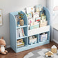 Closed Wooden Bookshelf Modern Home Living Room Square Bookcase