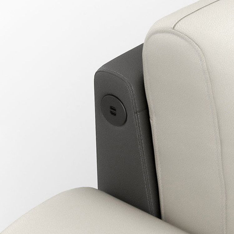 Divano sezionali a forma di L blu di divano a braccio quadrato