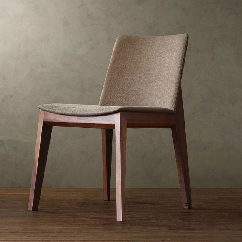 Upholstered Armless Dining Chairs Indoor Side Chairs with Wood Legs (Set of 2) Clearhalo ' kitchen&dining_furn' 'Dining Chairs' 'Dining Tables & Seating' 'dining_chair' 'furn' 'furn_dining_chair' 'Furniture' 'furniture_dining_chair' 'Kitchen & Dining Furniture' 'kitchen' 1200x1200_e2f6edcd-25d8-48f2-a77a-c9fb38c914c2