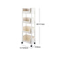 Modern Plastic Bookshelf Etagere Vertical  Open Shelf Bookcase