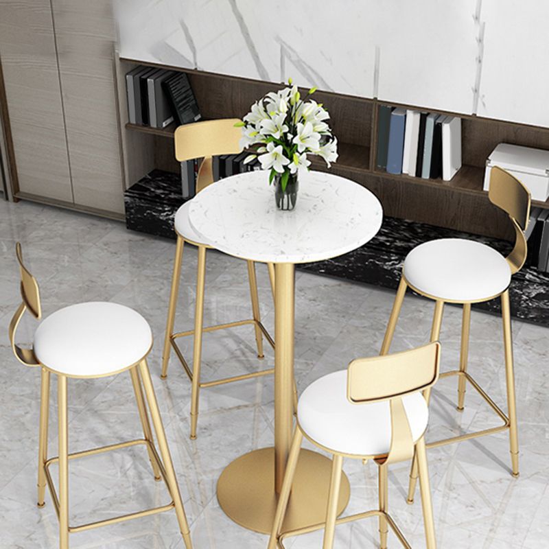 Glam Bar Pub Table Set 1/2/3/5 Pieces Bar Table and Stools for Living Room Clearhalo 'Bar Furniture' 'furn' 'furn_home_bar_bar_sets' 'Furniture' 'Home Bars & Bar Sets' 'home_bar_bar_sets' 'Kitchen & Dining Furniture' 1200x1200_e2f8e625-e1fe-4b50-bc55-b840678fa245