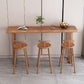 Contemporary Rectangle Pub Dining Set 1/4/7 Pieces Pine Solid Wood Counter Set Clearhalo 'Bar Furniture' 'furn' 'furn_home_bar_bar_sets' 'Furniture' 'Home Bars & Bar Sets' 'home_bar_bar_sets' 'Kitchen & Dining Furniture' 1200x1200_e2f917eb-5875-4729-882f-707f3ff7bc72