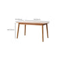 Industrial 4 Legs Dining Table Pine Wood Table for Dining Room Clearhalo 'Dining Tables & Seating' 'Dining Tables' 'dining_table' 'furn' 'furn_dining_table' 'Furniture' 'Kitchen & Dining Furniture' 1200x1200_e2fd6037-6932-4a4a-9cd8-99f31154cbf5