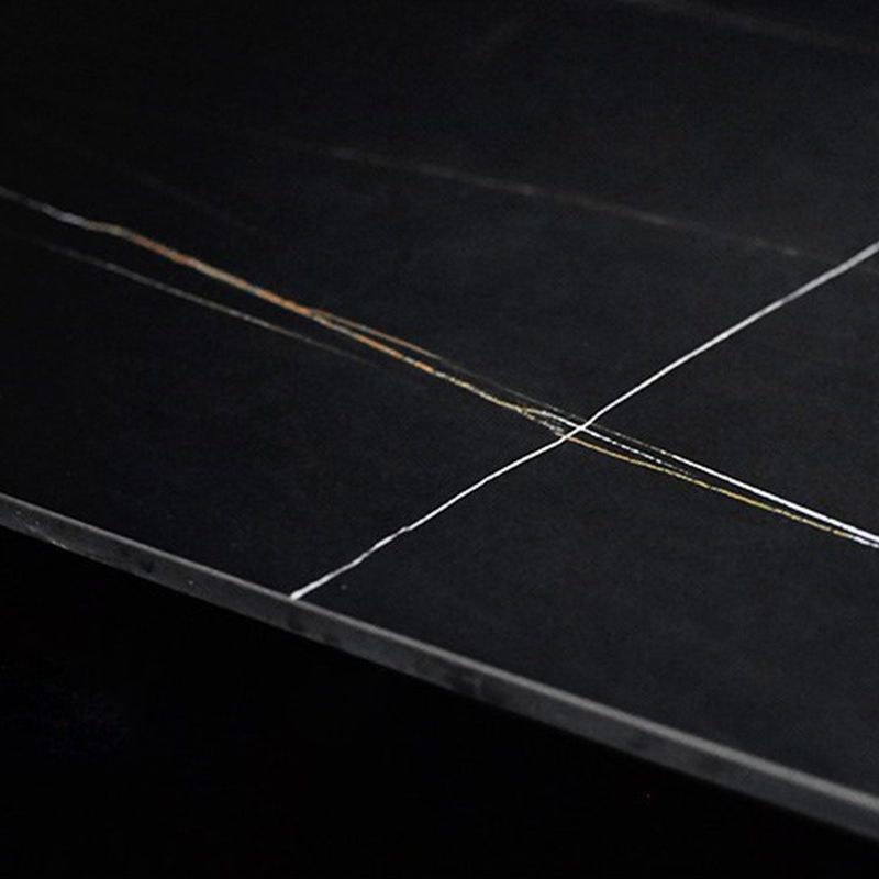 Modern Rectangle Stone Table for Restaurant Balck Metal Pedestal Dining Table Clearhalo 'Dining Tables & Seating' 'Dining Tables' 'dining_table' 'furn' 'furn_dining_table' 'Furniture' 'furniture_dining_table' 'Kitchen & Dining Furniture' 'kitchen' 'kitchen_dining_table' 1200x1200_e2feb0d3-fa79-453d-9382-4d6f468925fc