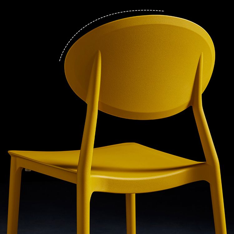 Modern Plastic Dining Room Chair Stacking Dining Armless Chair for Restaurant Use Clearhalo ' kitchen&dining_furn' 'Dining Chairs' 'Dining Tables & Seating' 'dining_chair' 'furn' 'furn_dining_chair' 'Furniture' 'furniture_dining_chair' 'Kitchen & Dining Furniture' 'kitchen' 1200x1200_e30211cf-7e09-4fe9-bc6a-5da0b2edfc0d