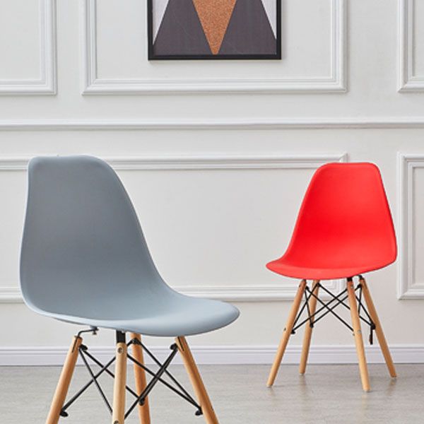 Scandinavian Wood Indoor-Outdoor Side Chair Solid Back Chair Clearhalo 'Dining Chairs' 'Dining Tables & Seating' 'dining_chair' 'Furniture' 'furniture_dining_chair' 'Kitchen & Dining Furniture' 1200x1200_e303019a-5e4c-4fac-83d2-ef52a15e36c7