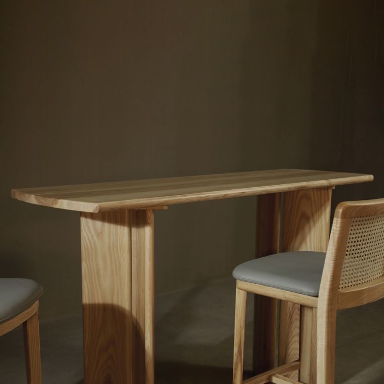 Tavolo da vino con banco in legno massiccio glam doppio soggiorno tavolo da soggiorno