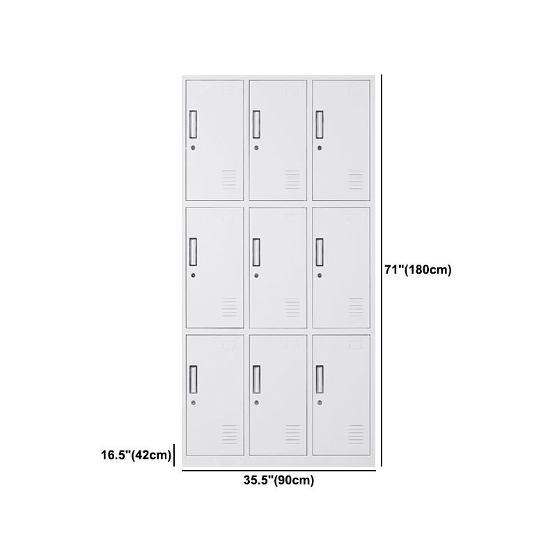 White Hinged Wardrobe Cabinet Contemporary Steel Wardrobe Armoire Clearhalo 'Armoires & Wardrobes' 'armoires_wardrobes' 'Bedroom Furniture' 'furn' 'furn_armoires_wardrobes' 'Furniture' 1200x1200_e305b780-68c1-46d0-a27f-37a1eceab096