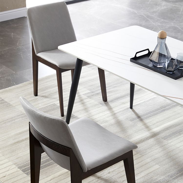 Wood Industrial Restaurant Dining Side Chair Parsons Matte Finish Dining Side Chair Clearhalo ' kitchen&dining_furn' 'Dining Chairs' 'Dining Tables & Seating' 'dining_chair' 'furn' 'furn_dining_chair' 'Furniture' 'furniture_dining_chair' 'Kitchen & Dining Furniture' 'kitchen' 1200x1200_e306fd3b-0c99-4945-b338-67f770c22031