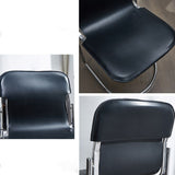 Metal Kitchen Dining Chairs Contemporary Dining Side Chair in Black Clearhalo 'Dining Chairs' 'Dining Tables & Seating' 'dining_chair' 'furn' 'furn_dining_chair' 'Furniture' 'Kitchen & Dining Furniture' 1200x1200_e307647b-5dbb-4540-b9b1-50dd695a096b